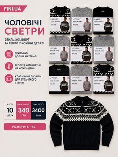 Чоловічий светр Livergy 726-071061 726-071061 фото