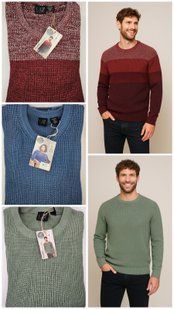 Чоловічі в'язані бавовняні светри UP2FASHION ALDI 1025-065094 1025-065094 фото