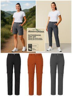 Жіночі трекінгові штани трансформериі (zip-off) ADVENTURIDGE / CRANE ALDI 1025-065129 1025-065129 фото