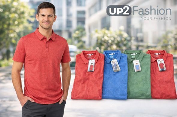 Чоловіча комфортна футболка поло Athletic Up2Fashion Plus size ALDI 1025-068691 1025-068691 фото Чоловіча комфортна футболка поло Athletic Up2Fashion Plus size ALDI 1025-068691 1025-068691 фото