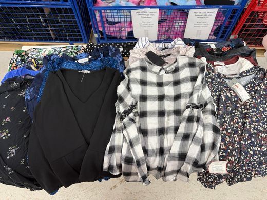 Жіночі блузи довгий рукав мікс Mix brand GD26-069819 GD26-069819 фото