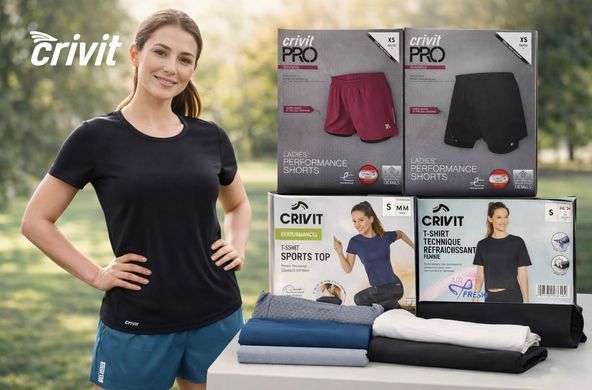 Жіночі спортивні шорти та футболки Crivit 126-067999 126-067999 фото Жіночі спортивні шорти та футболки Crivit 126-067999 126-067999 фото