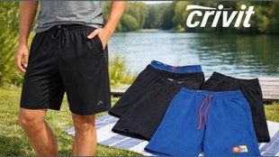 Шорти чоловічі бавовняні Crivit 326-068349 326-068349 фото