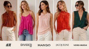 Жіночі блузи без рукавів Mix brand GD26-069779 GD26-069779 фото