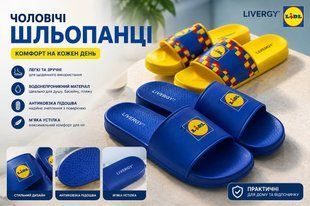 Шльопанці чоловічі LIDL 626-070931 626-070931 фото