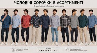 Сорочки Чоловічі Mix brand DF26-069902 DF26-069902 фото