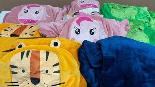Дитячі пледи з рукавами та капюшоном у вигляді звіряток ALDI 1025-065991 1025-065991 фото