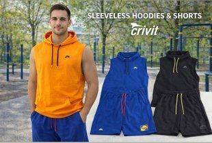 Чоловічі спортивні комплекти (шорти та толстовка без рукавів) Crivit 326-068228 326-068228 фото