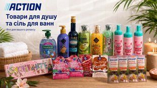 Косметика: гелі для душу, сіль для ванни Action 426-068899 426-068899 фото