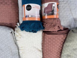 Фактурний плед 130х170 см HOME CREATION ALDI 1025-066058 1025-066058 фото